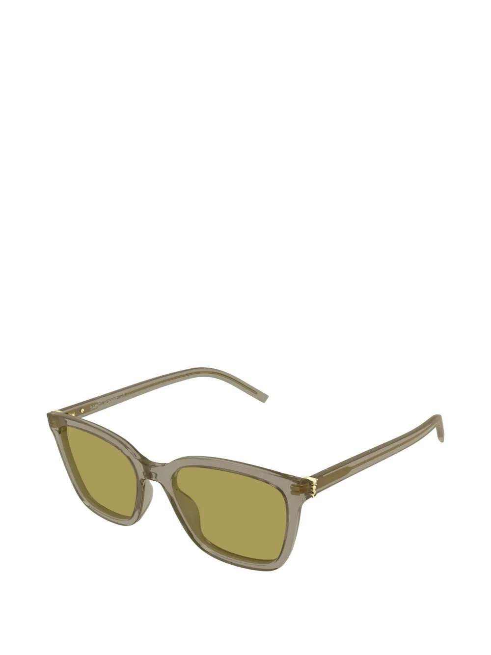 Saint Laurent Eyewear square-frame sunglasses Beige