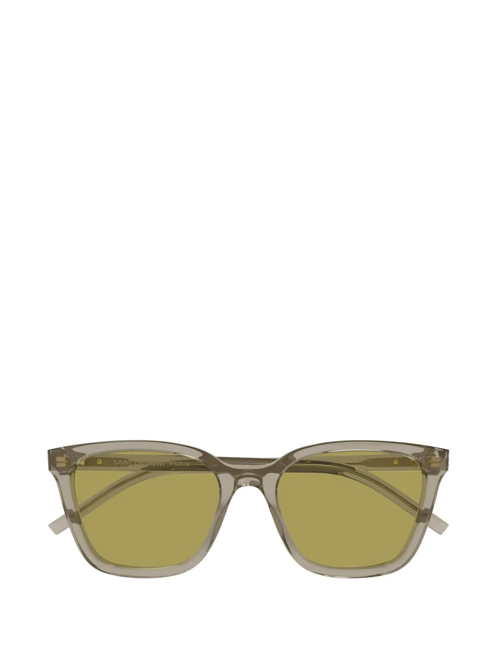 Saint Laurent Eyewear square-frame sunglasses Beige