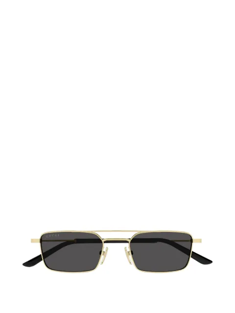 Gucci Eyewear rectangle-frame double-bridge sunglasses