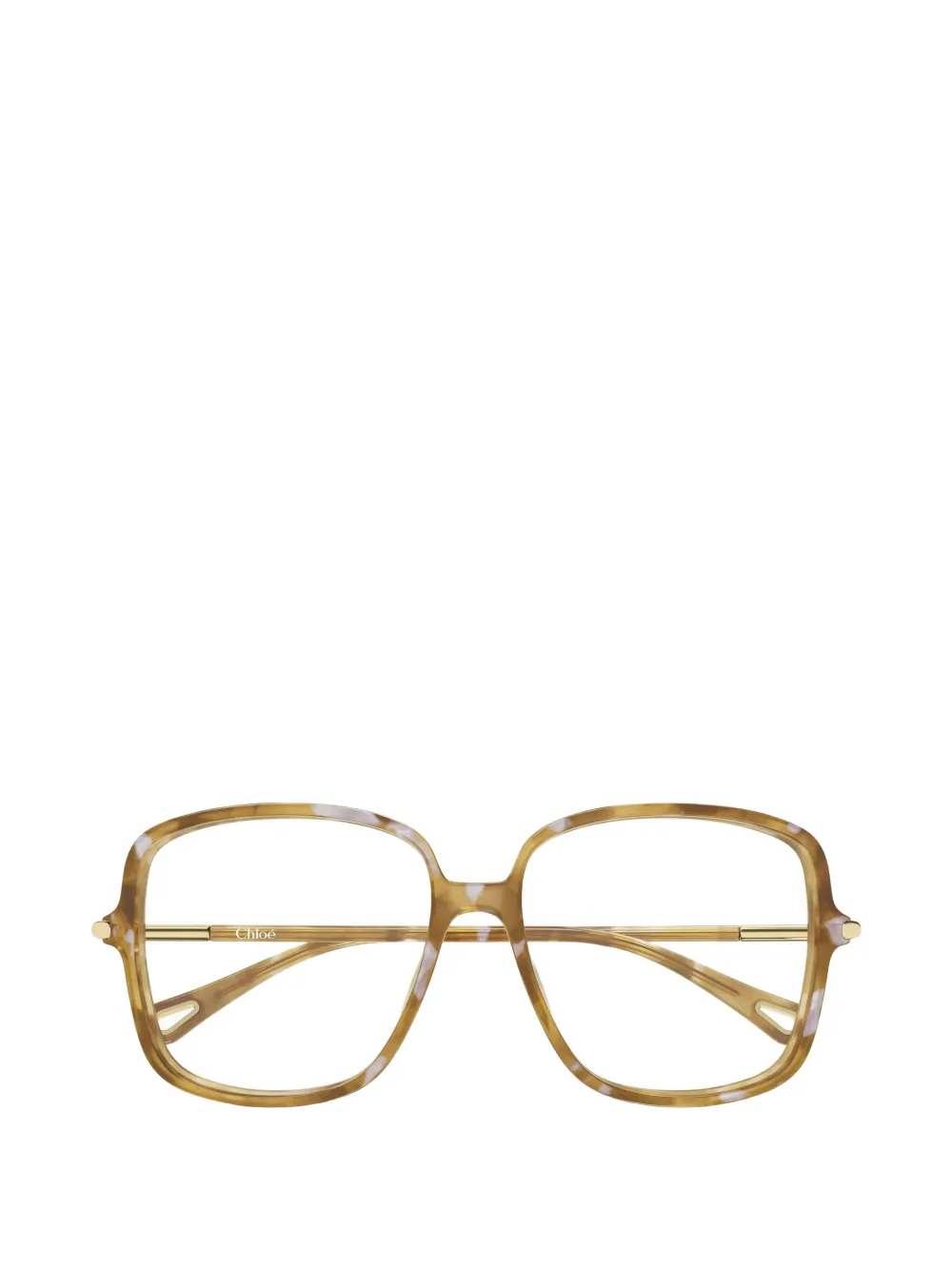 Chloé Eyewear Bril met vierkant montuur Bruin