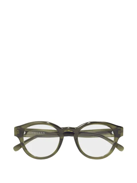 Alexander McQueen Eyewear round-frame glasses