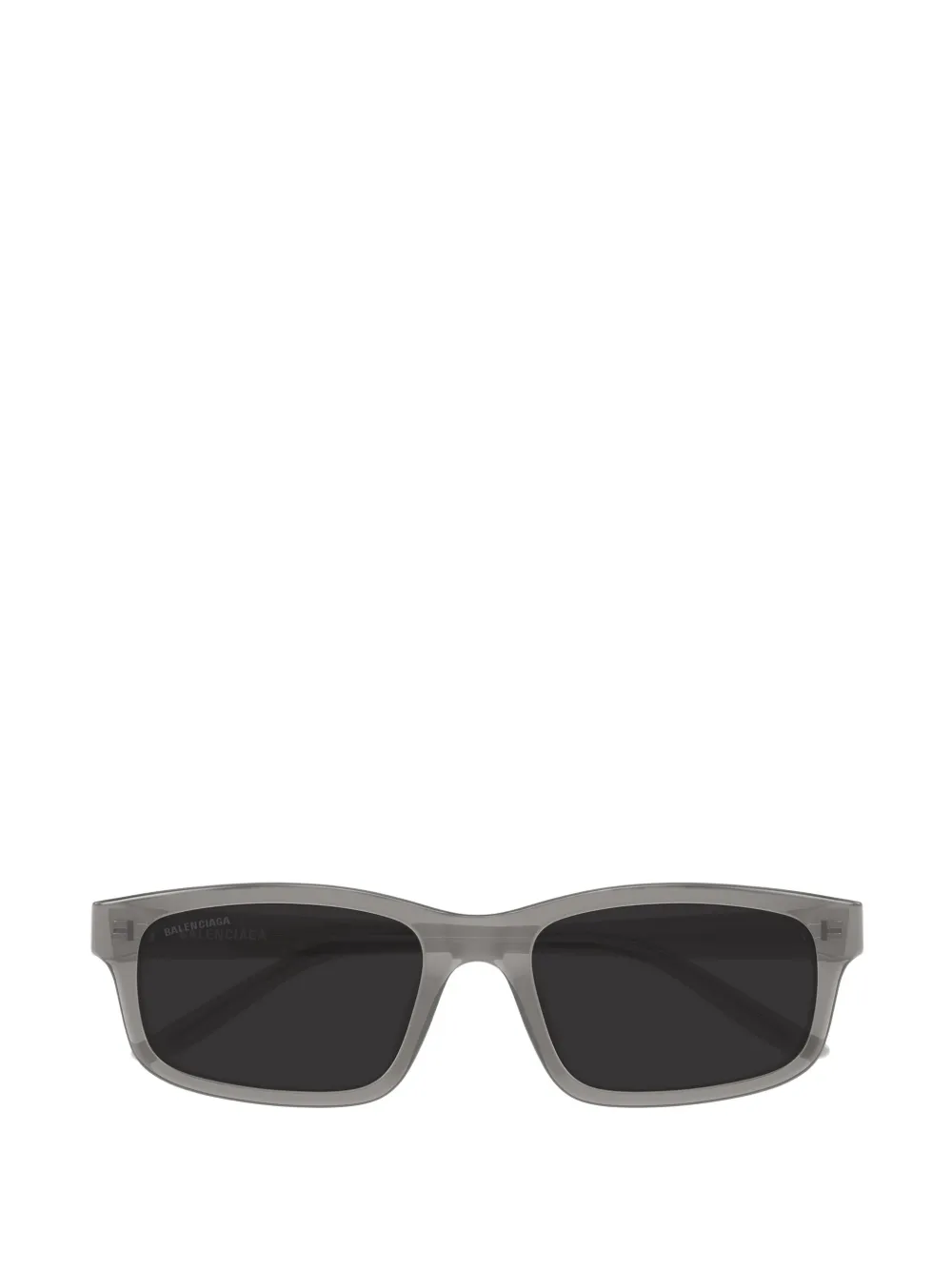 Balenciaga Eyewear Zonnebril met rechthoekig montuur Grijs
