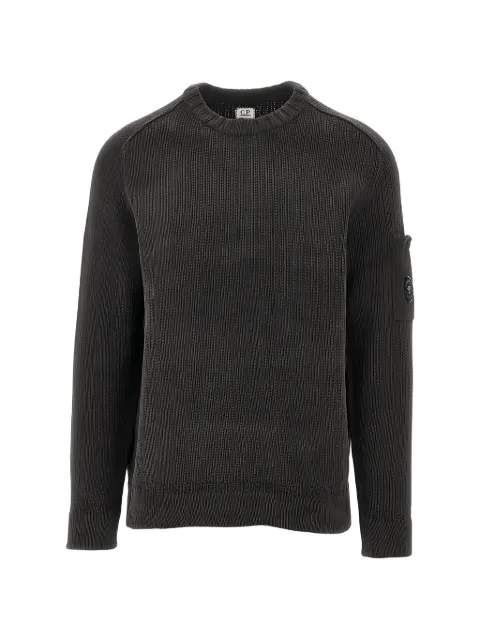 C.P. Company Lens-detail ribbed-knit sweater