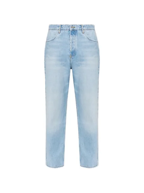 Studio Nicholson bleached-wash distressed jeans