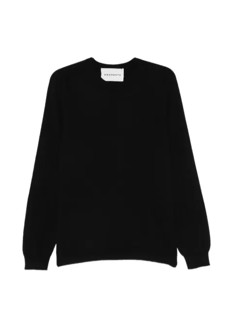 AMARÁNTO crew-neck long-sleeve sweater