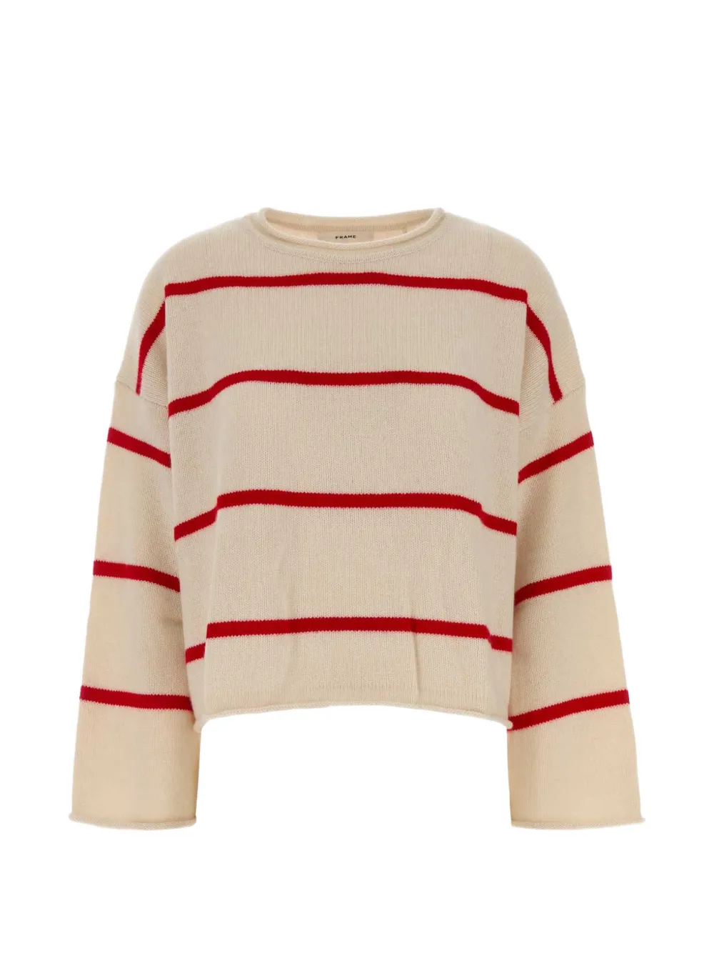 FRAME striped long-sleeve sweater - Neutrals
