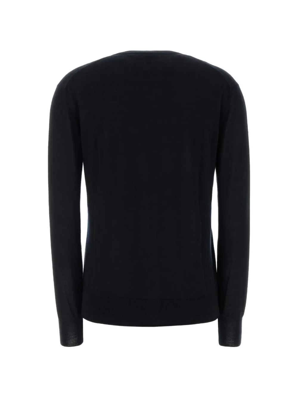 Giorgio Armani fine-knit cashmere cardigan Blauw