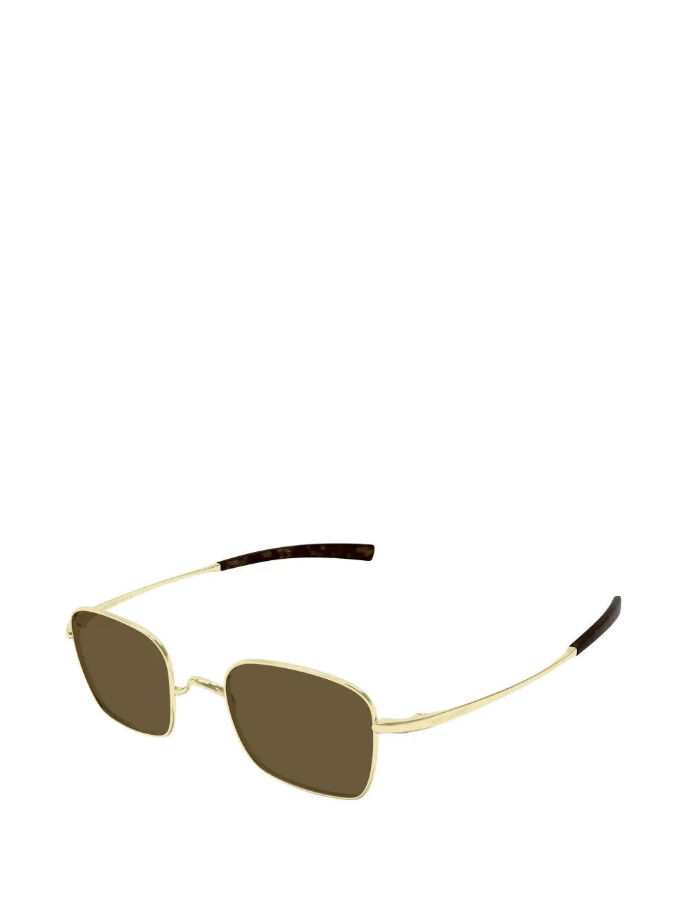 Saint Laurent Eyewear Zonnebril met vierkant montuur Goud