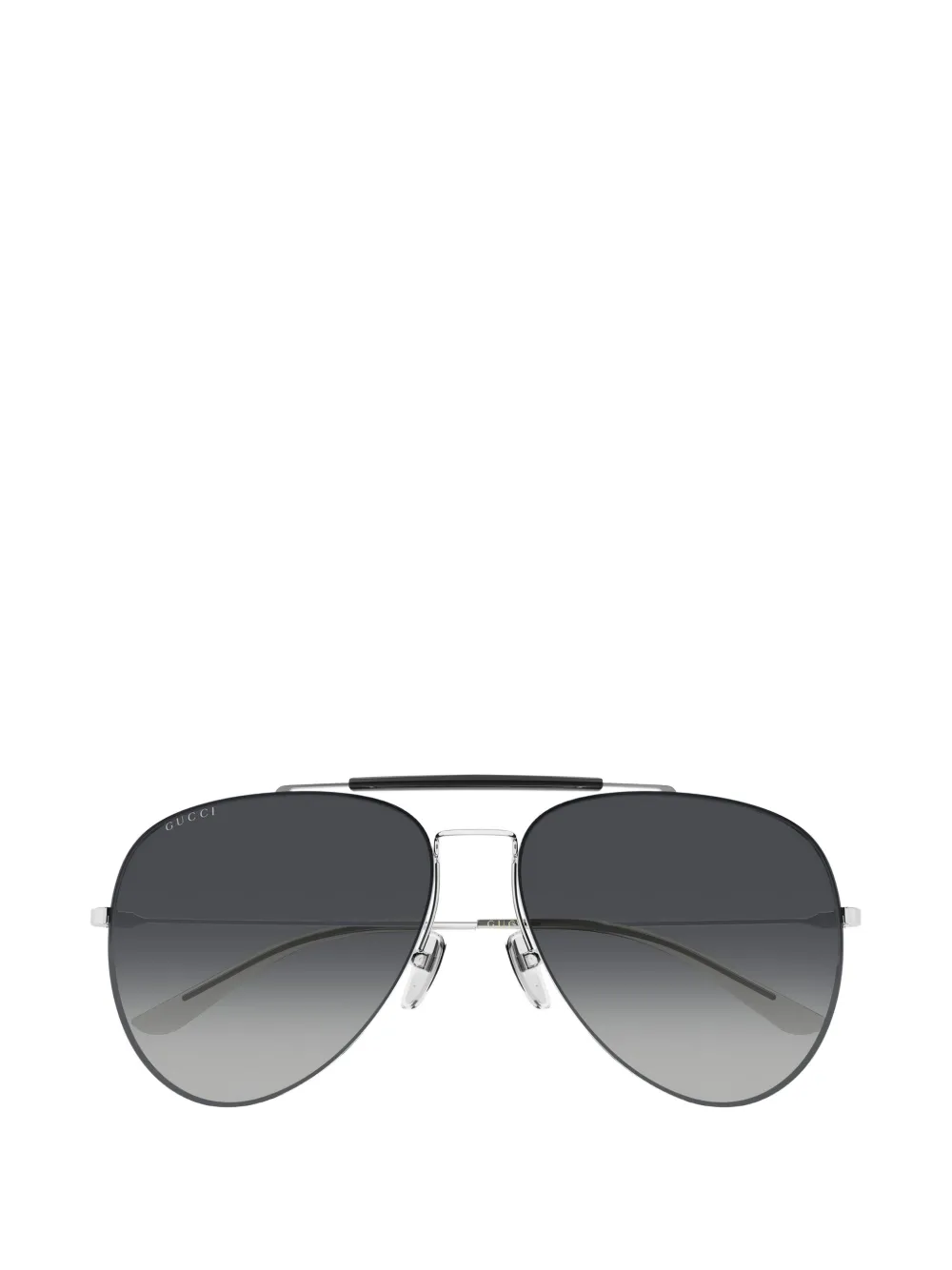 Gucci Eyewear Occhiali da sole con montatura stile pilota - Argento
