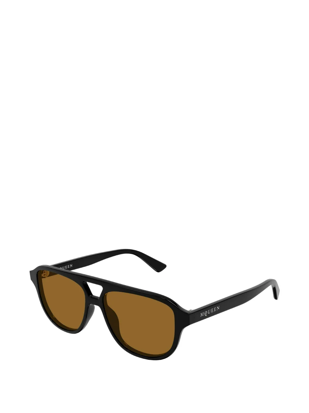 Alexander McQueen Eyewear Zonnebril met piloten montuur Zwart