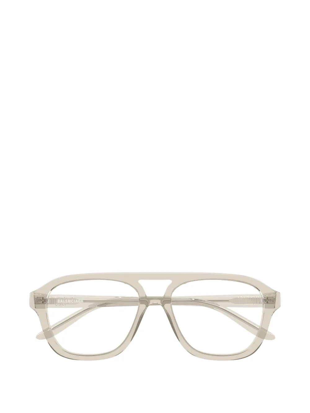 Balenciaga Eyewear pilot-frame glasses - Bianco