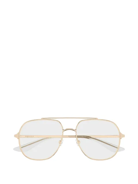 Alexander McQueen Eyewear geometric-frame glasses