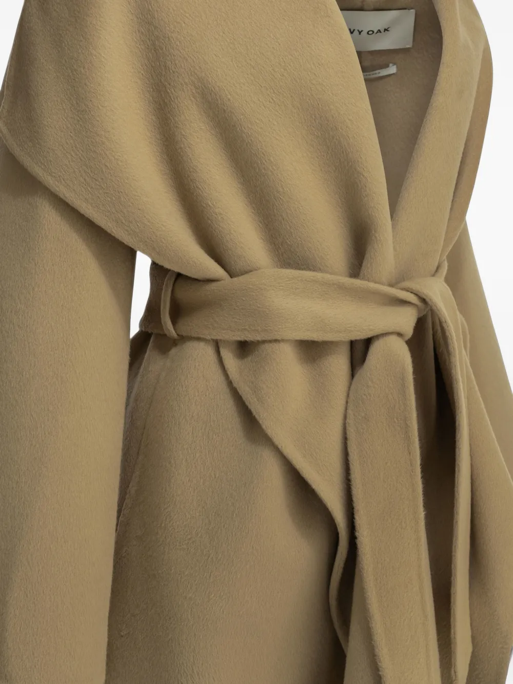 IVY OAK Iocarrierose jas met ceintuur Beige