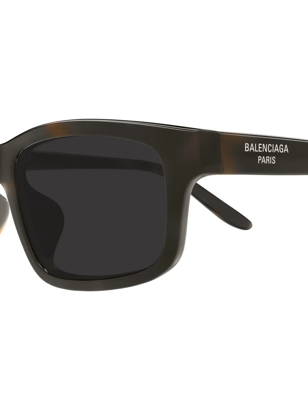 Balenciaga Eyewear Daily zonnebril met rechthoekig montuur Bruin
