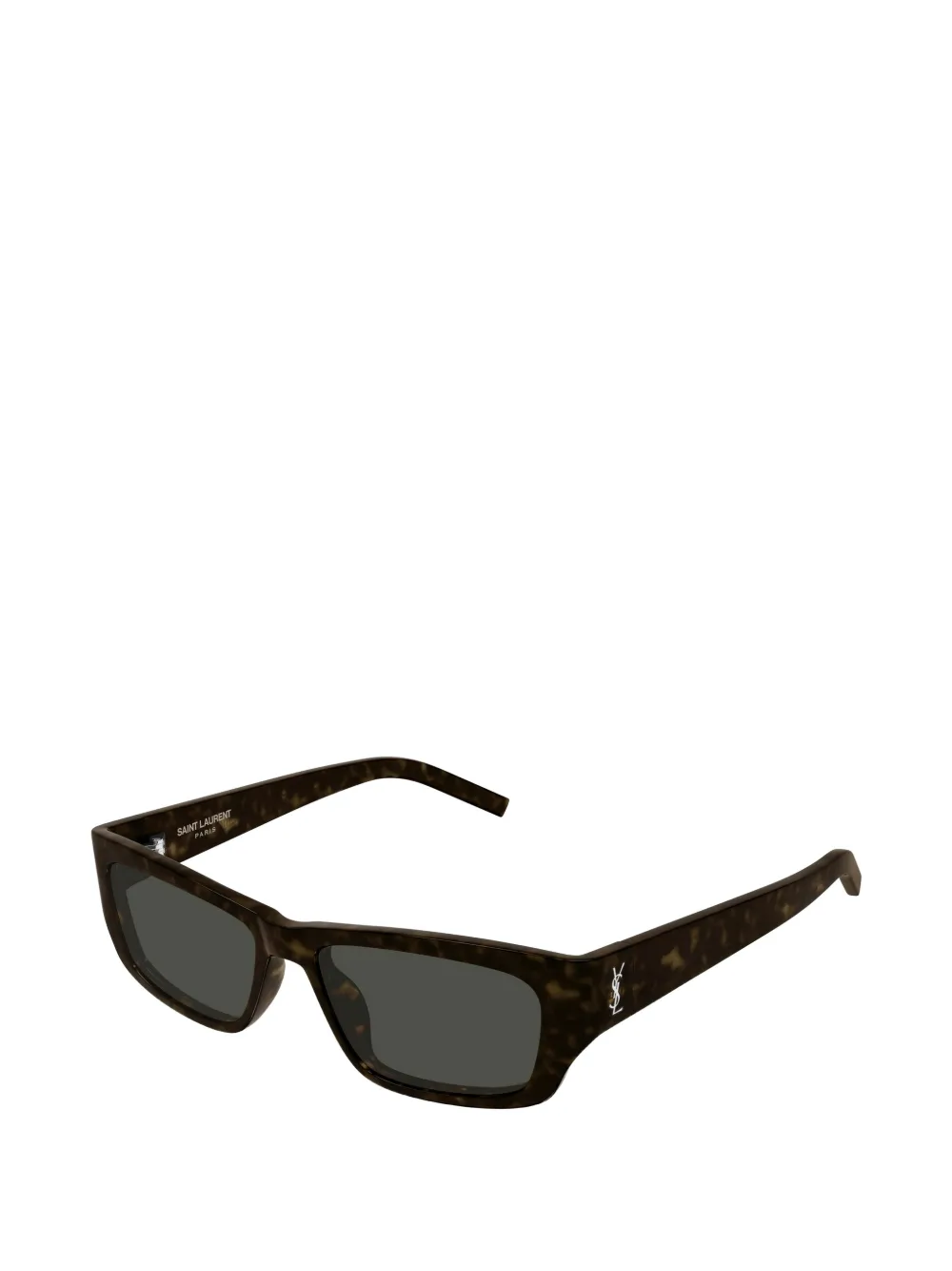 Saint Laurent Eyewear Jazz rectangle-frame sunglasses Bruin