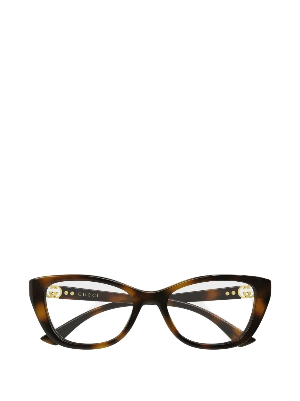 Gucci Eyewear Occhiali GG cat-eye - Marrone