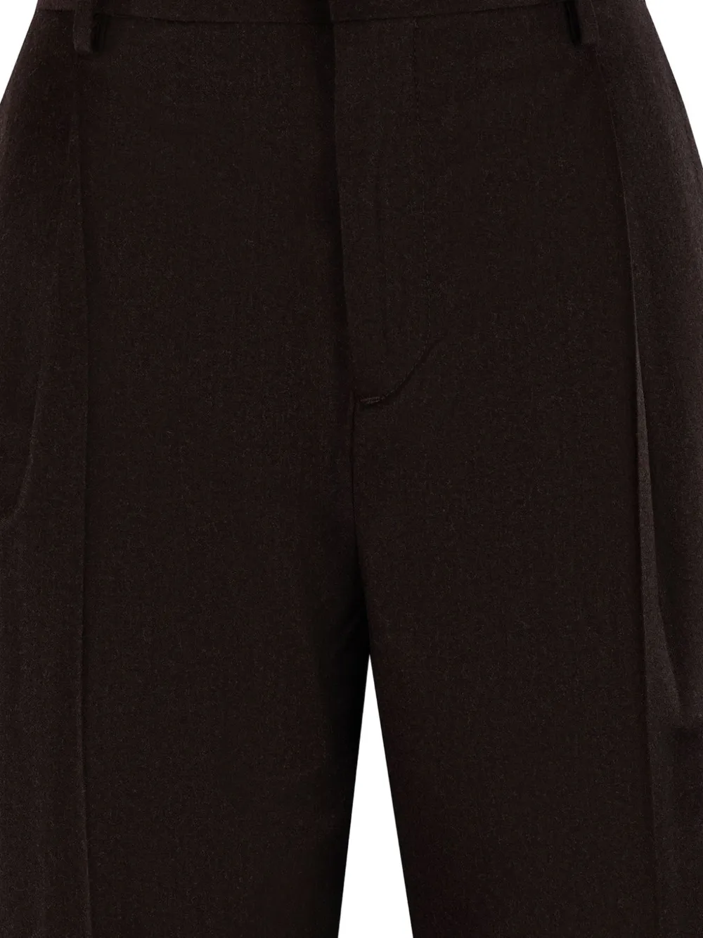 Briglia 1949 pleated straight-leg trousers Bruin