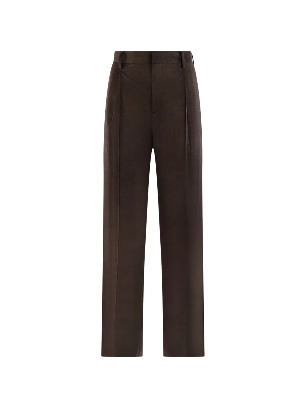 Briglia 1949 pleated straight-leg trousers Bruin