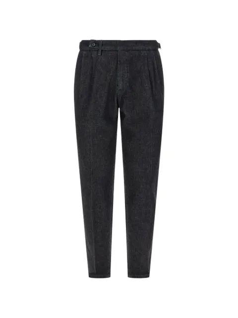 Briglia 1949 pressed-crease tapered trousers