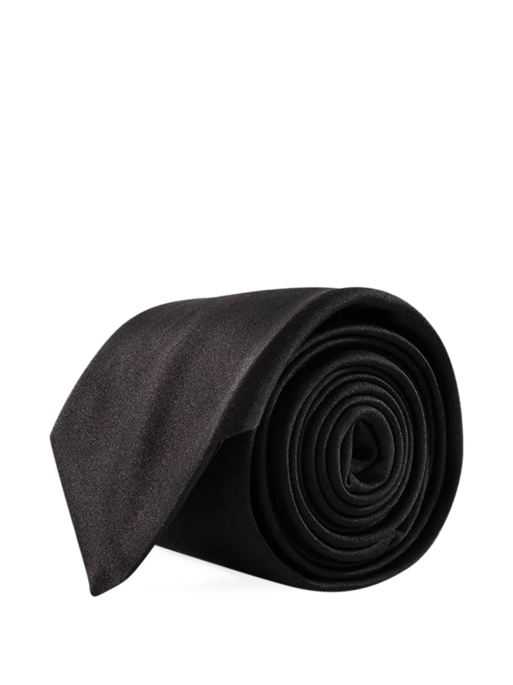 Corneliani satin-finish tie Zwart