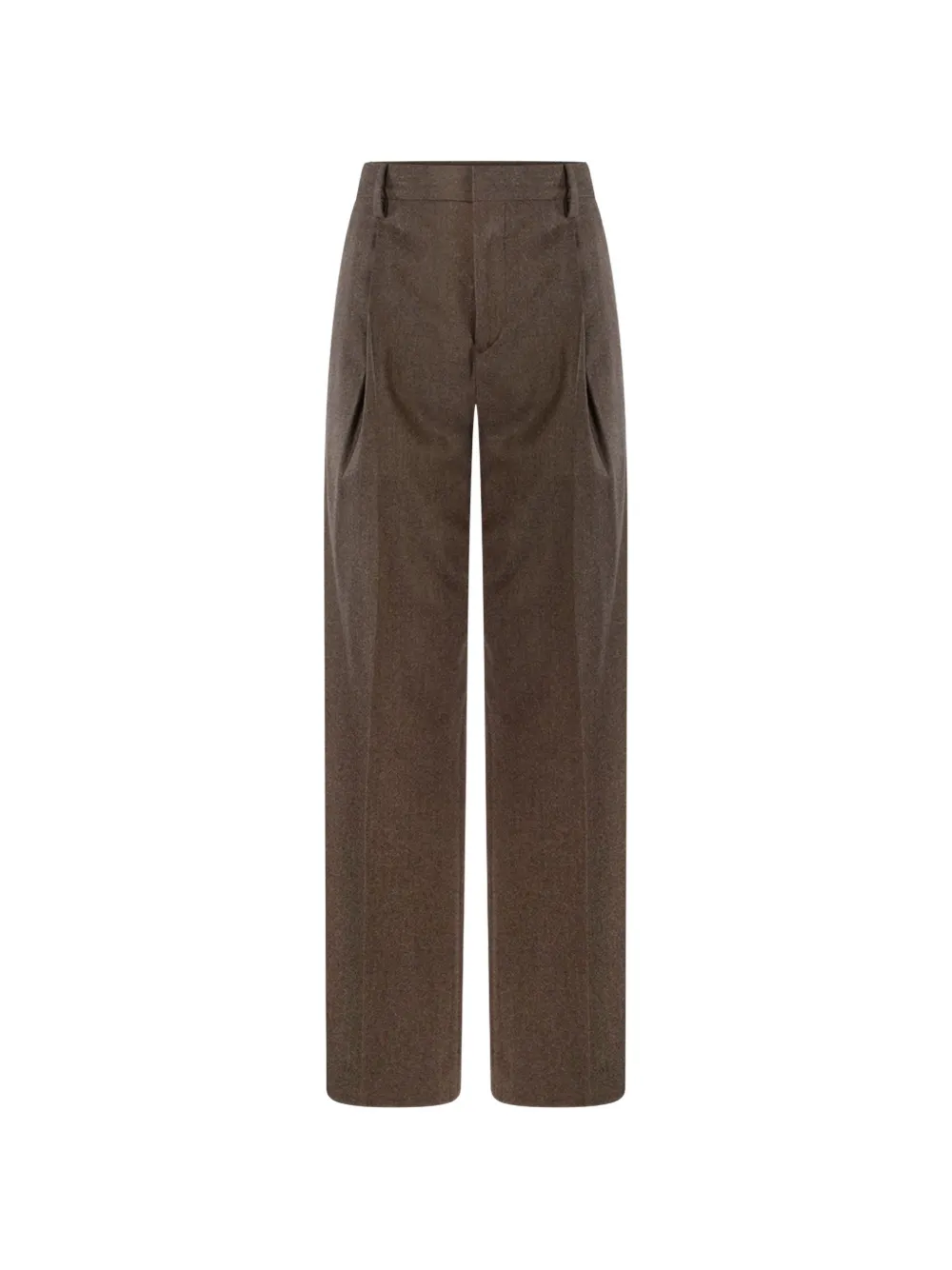 Briglia 1949 pleated straight-leg trousers Bruin