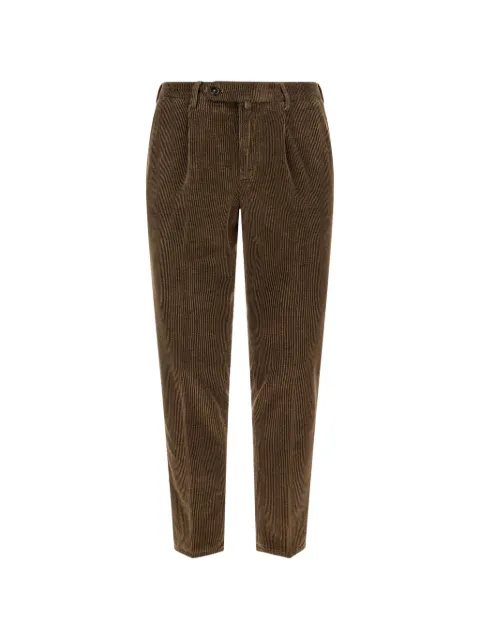 Briglia 1949 corduroy-texture tapered trousers