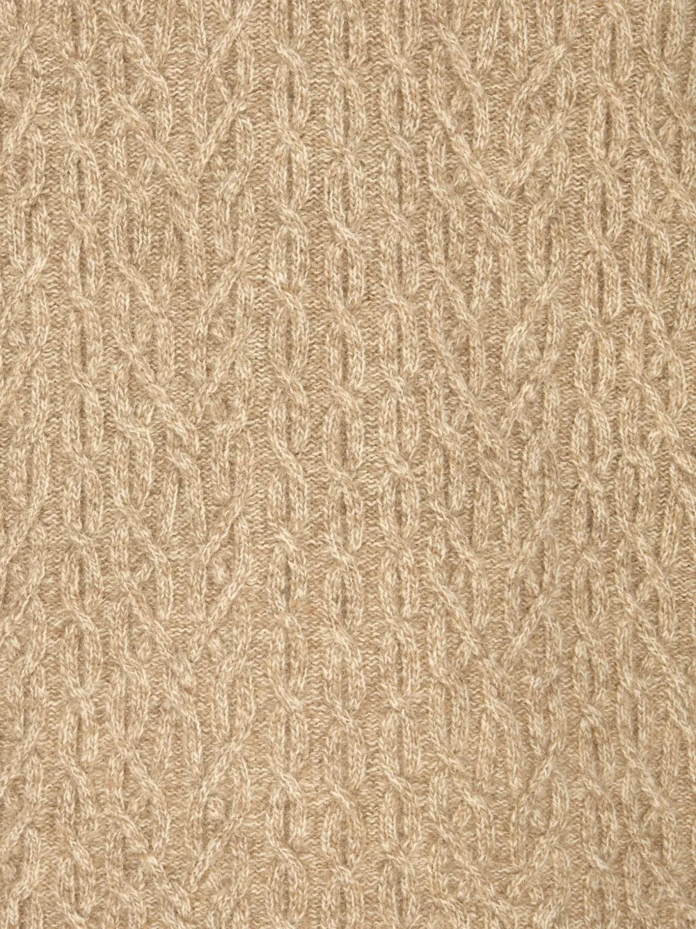 Peuterey Alcione cable-knit wool sweater Beige