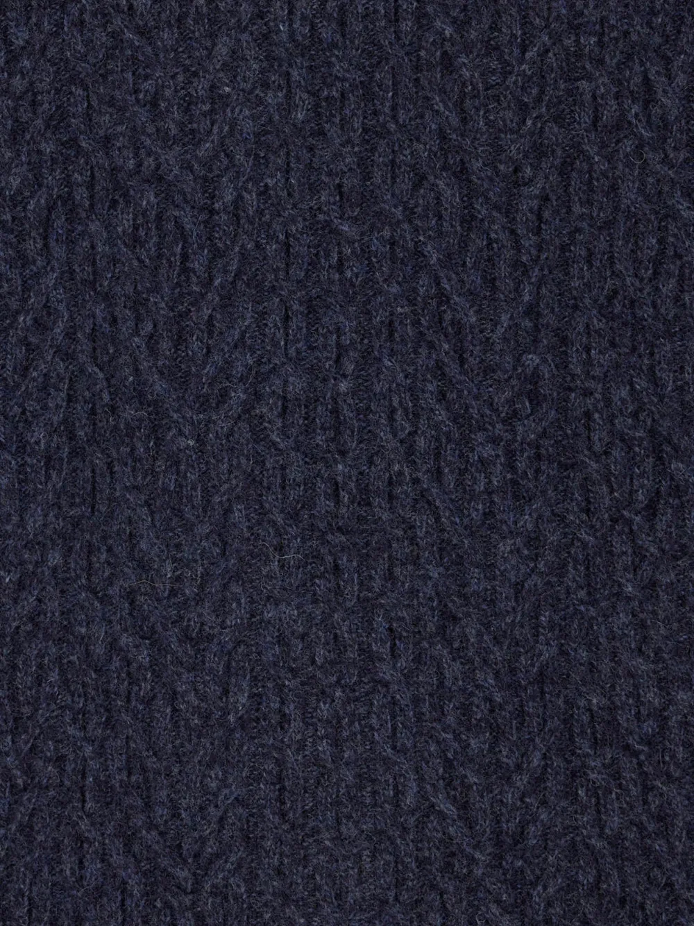 Peuterey Alcione cable-knit logo-patch sweater Blauw