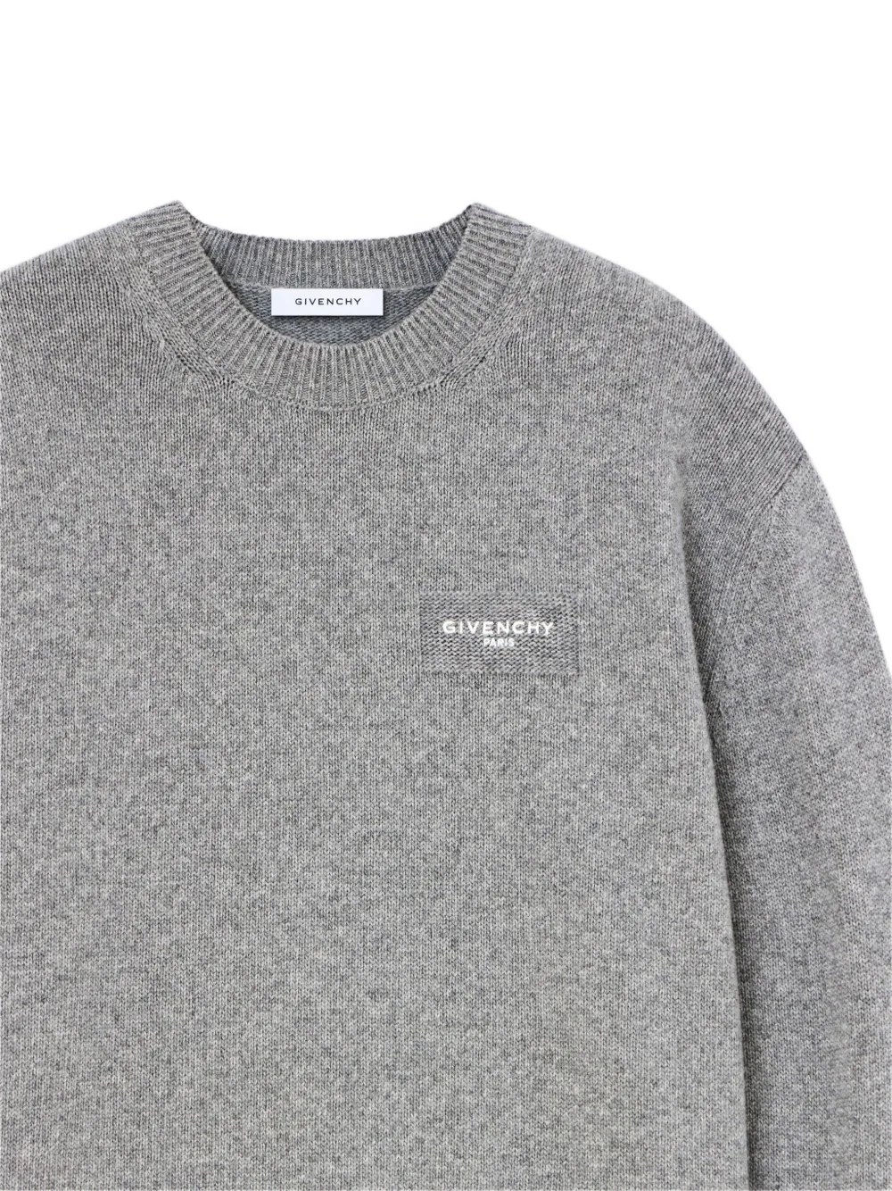Givenchy Couture Seam trui van wol en kasjmier Grijs