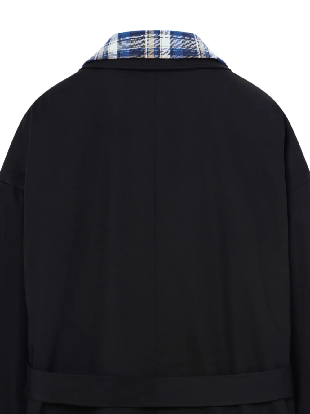 Givenchy Couture Seam dubbele katoenen trenchcoat Zwart