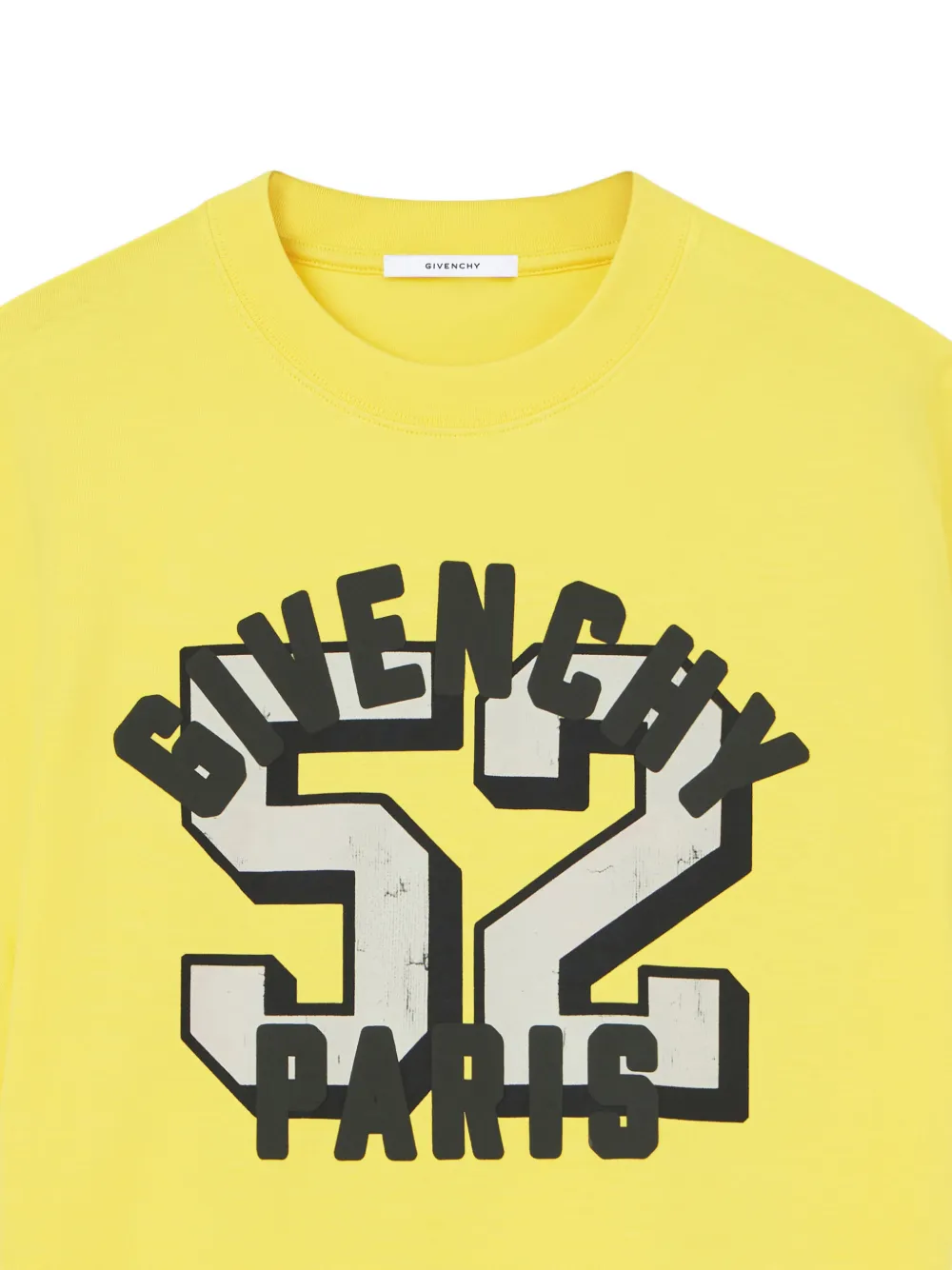 Givenchy Boxy-fit T-shirt met logo-print Geel