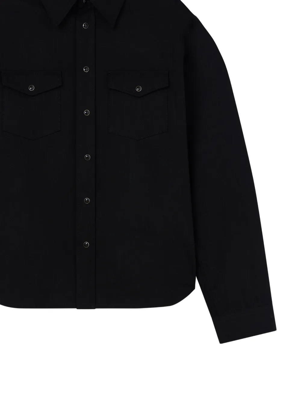 Givenchy Western denim overhemd Zwart