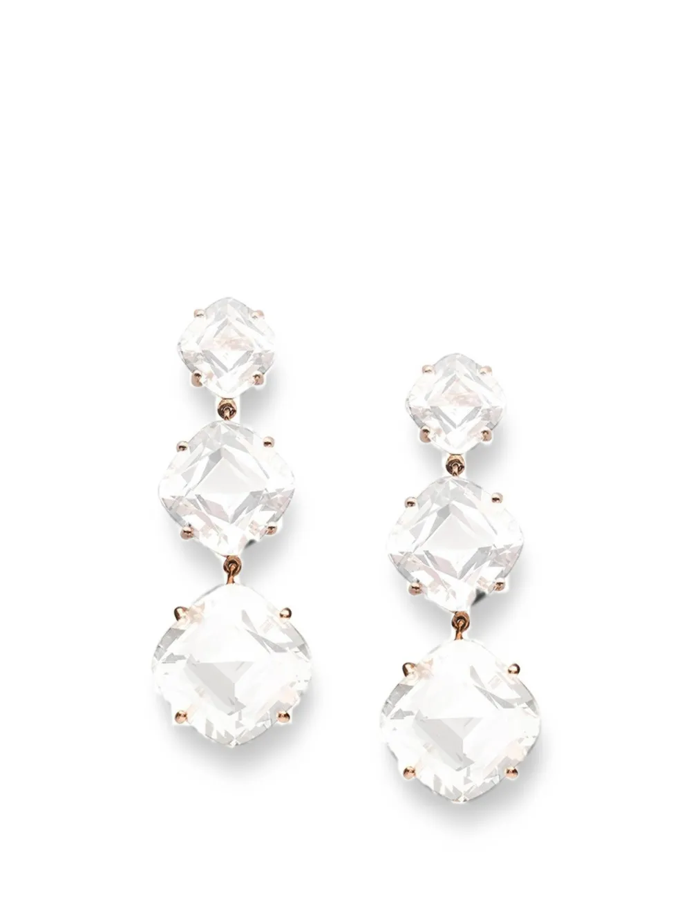 Goshwara Gossip moon quartz earrings - Oro
