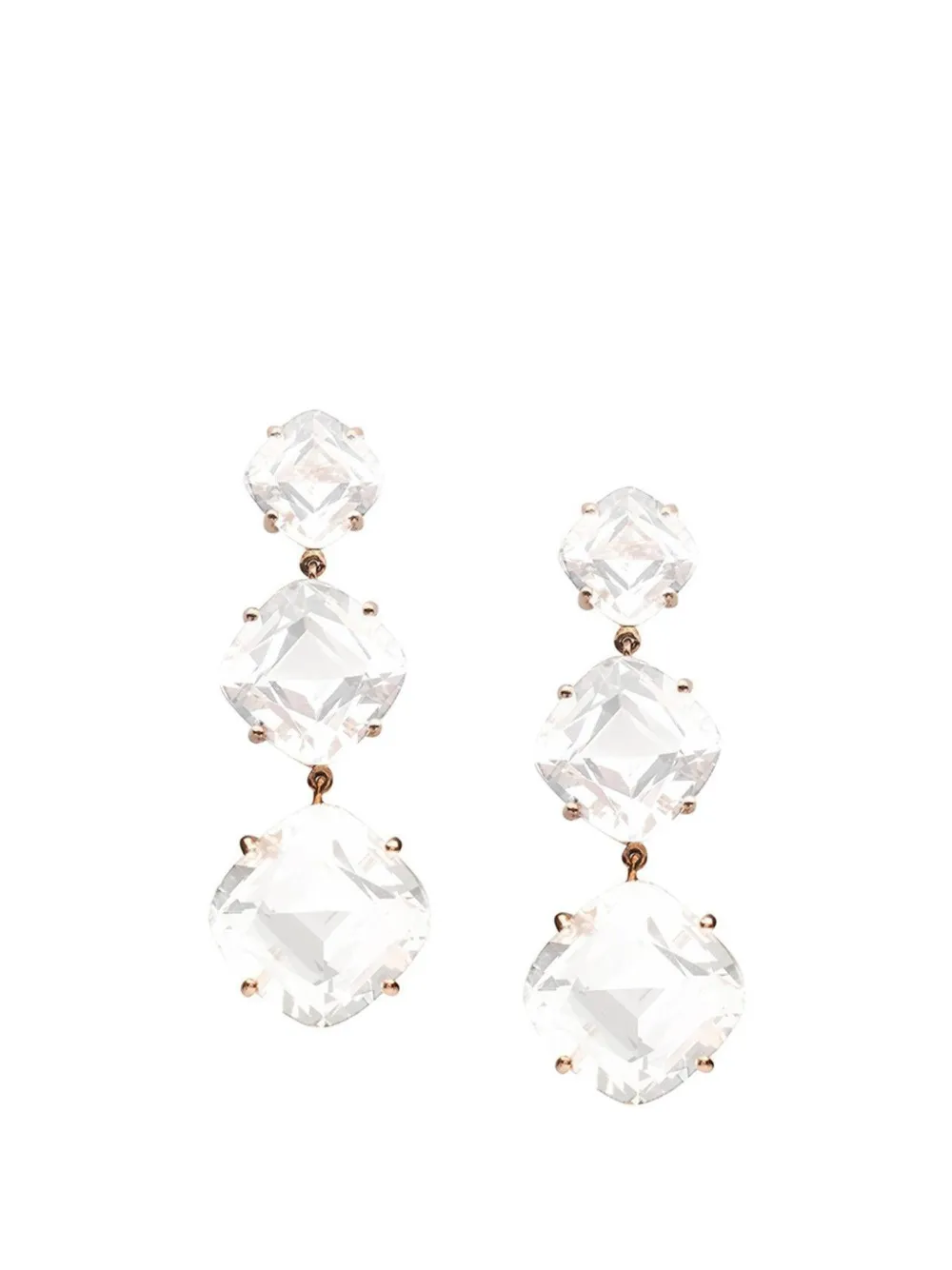 Goshwara Gossip moon quartz earrings - Oro