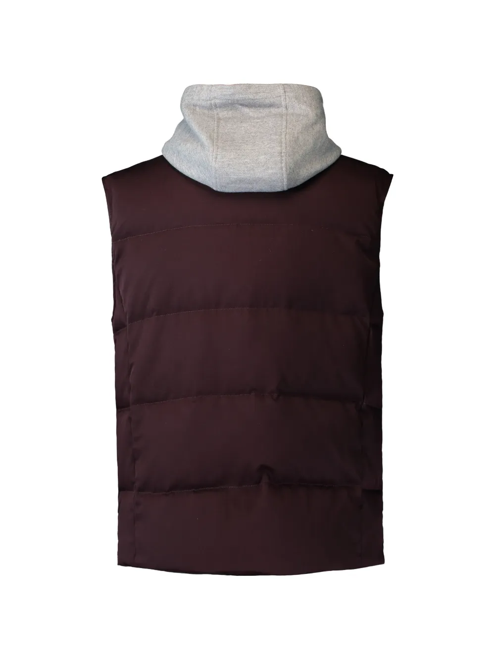 Eleventy Bodywarmer met capuchon Rood