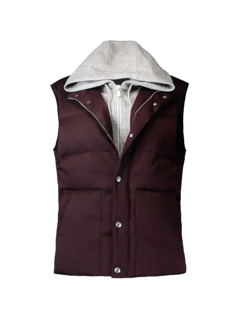 Eleventy hooded padded gilet