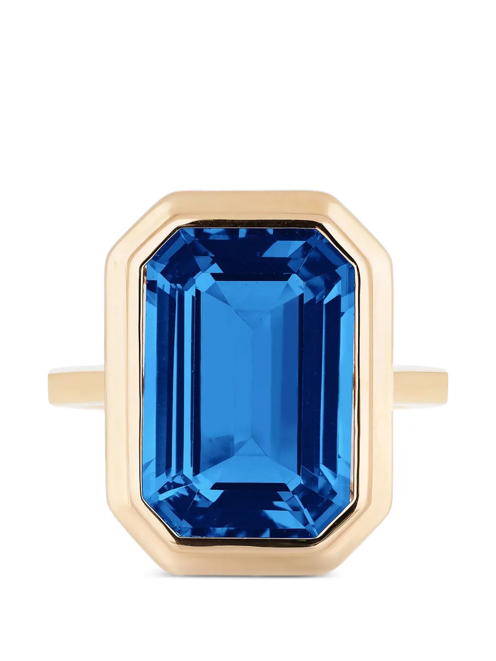 Goshwara Manhattan London blue topaz ring - Oro