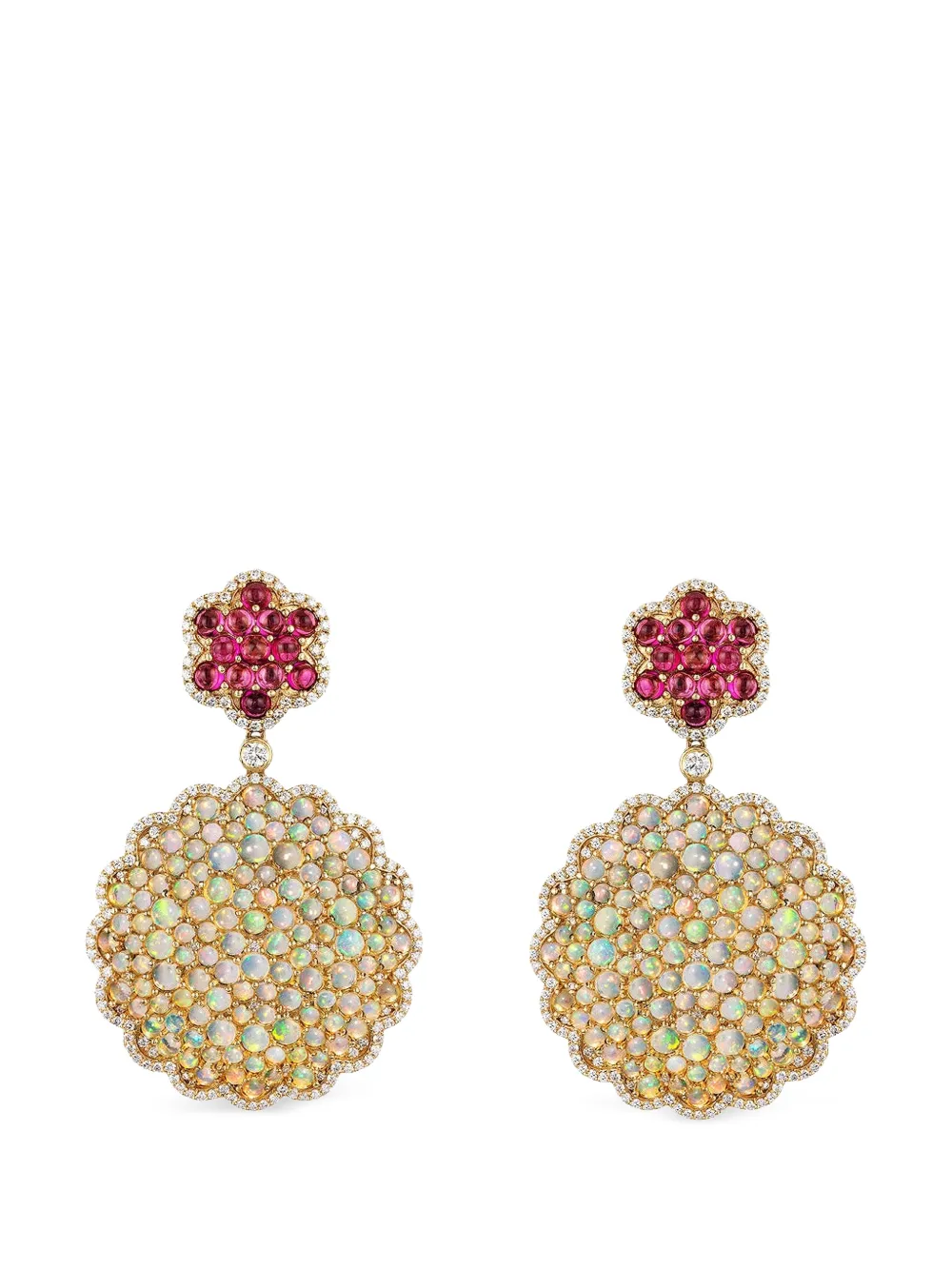 Goshwara G-One multi-stone earrings - Oro