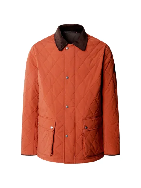 Hackett London quilted diamond-stitch jacket