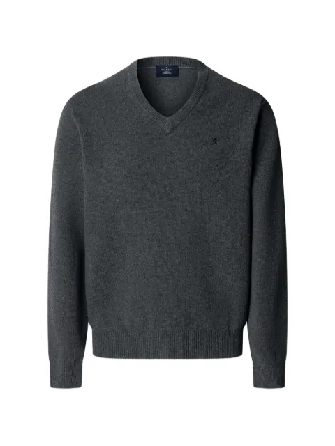 Hackett London V-neck lambswool sweater