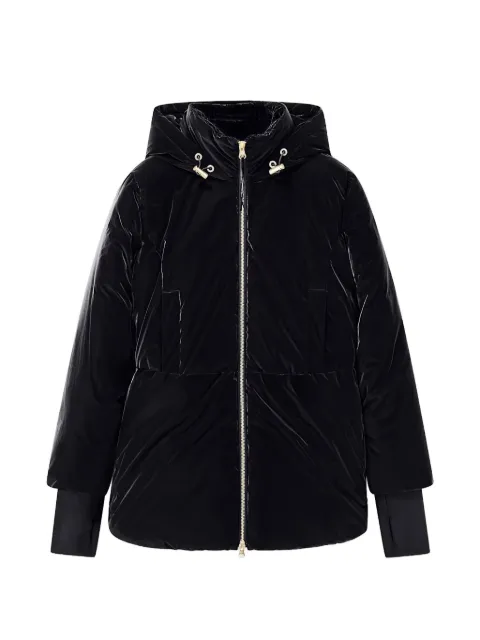 Armani Exchange belted hooded jacket