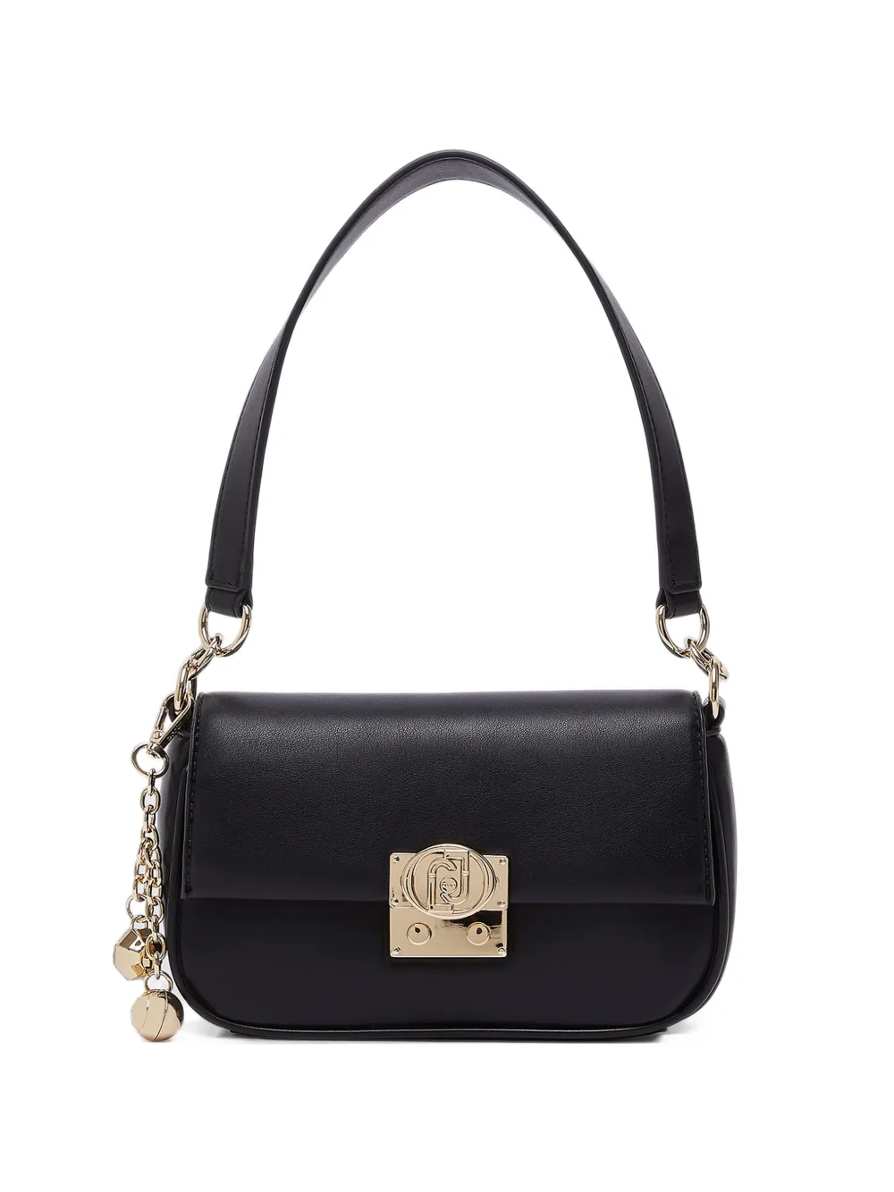 LIU JO small shoulder bag with charm - Schwarz