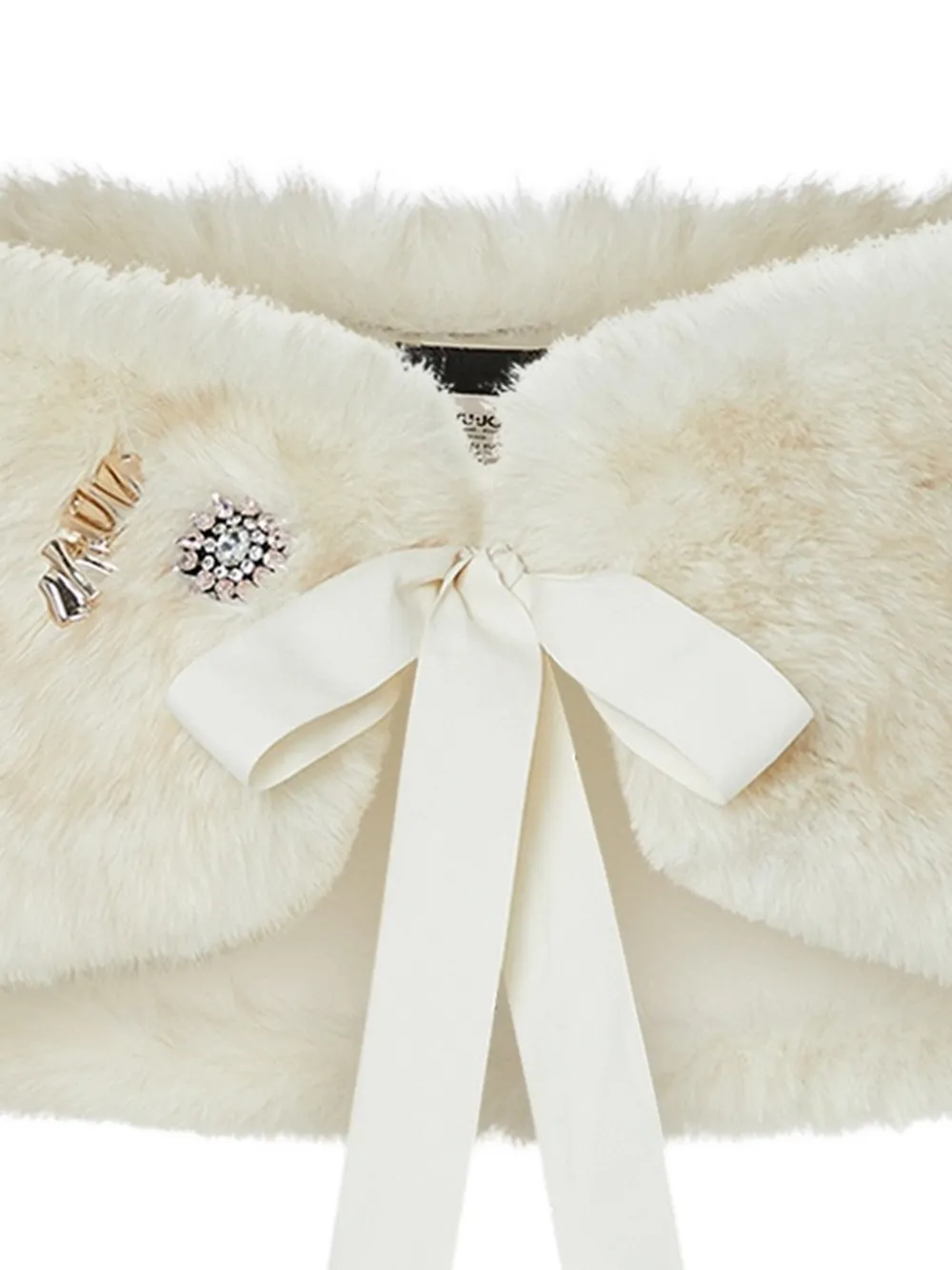 LIU JO stole in faux fur Beige