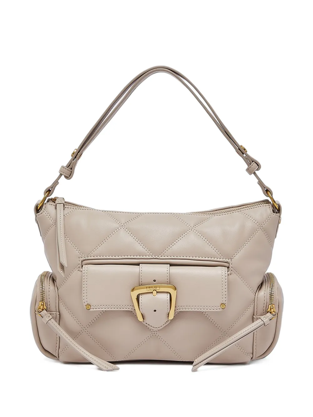 LIU JO petit sac hobo matelassé - Tons neutres