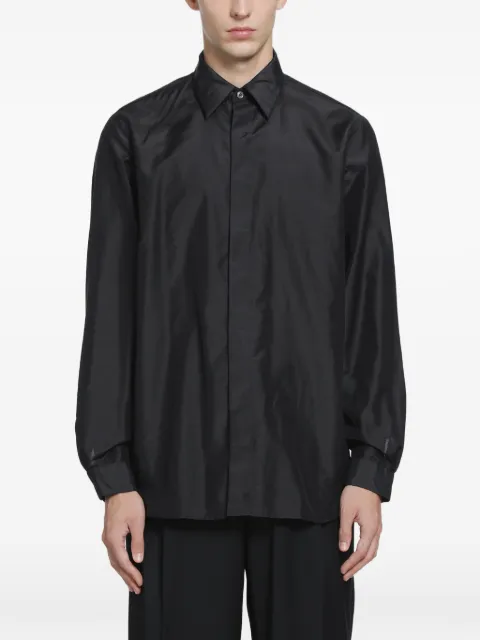 Lardini concealed-front shirt