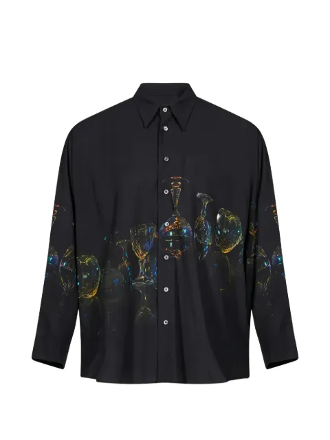 Magliano glass-print long-sleeve shirt