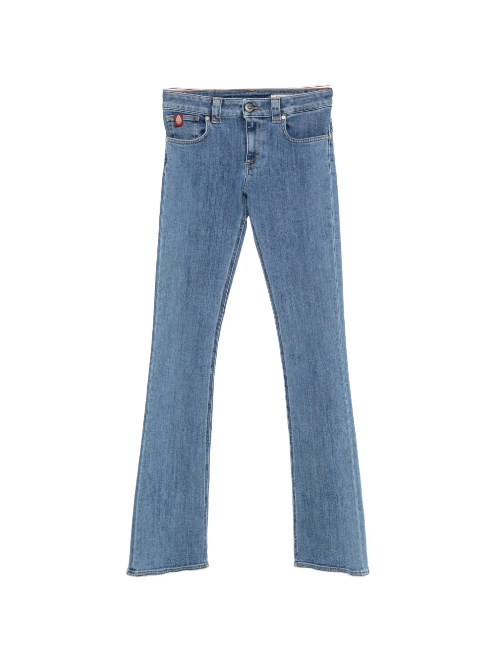DONDUP faded flared-hem jeans Blauw