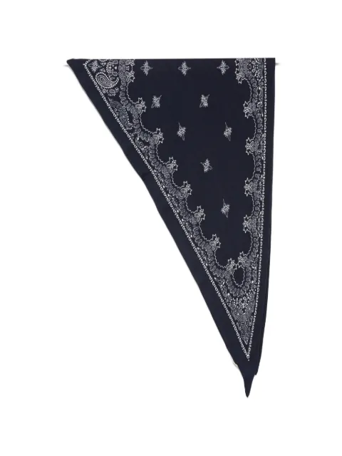 Destin paisley-print scarf