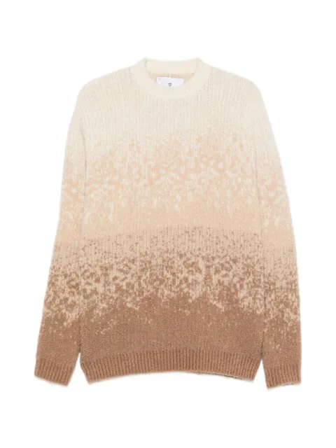 SEVEN GAUGE gradient bouclé-knit sweater