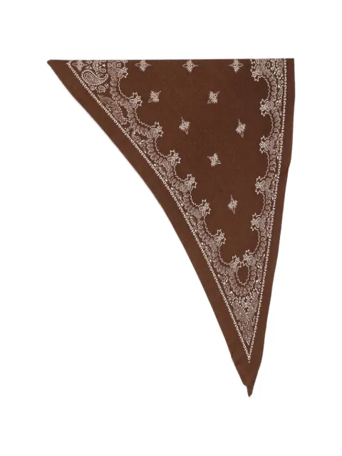 Destin paisley-print scarf
